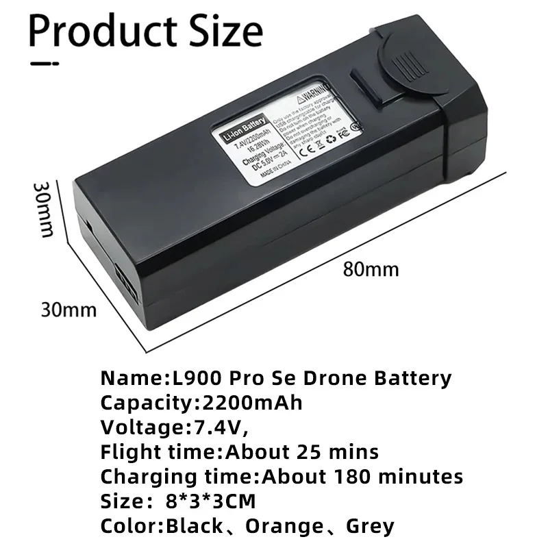 Battery L900 PRO SE Max Drone  - Lyzrc Drone review and price