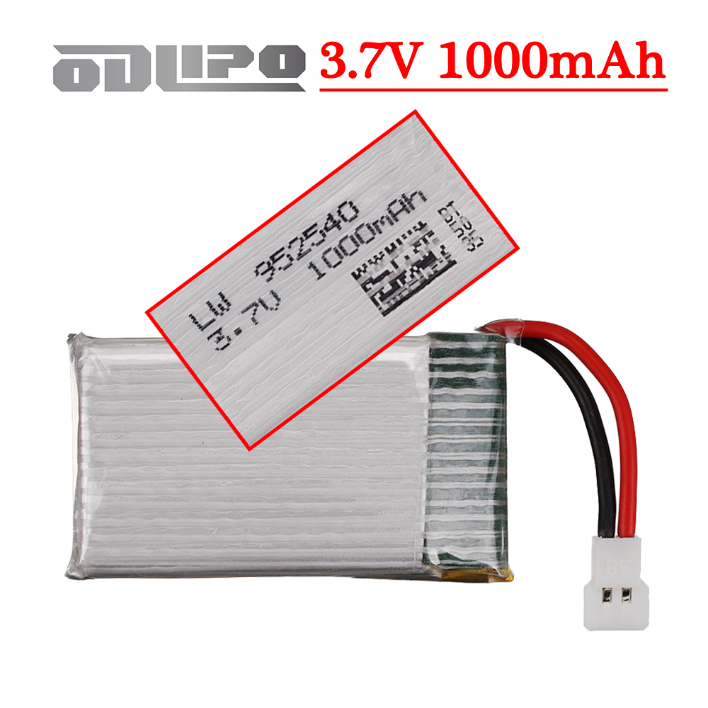 3.7V 1000mAh 25C Lipo Battery  - Drone Mjx Rc review and price
