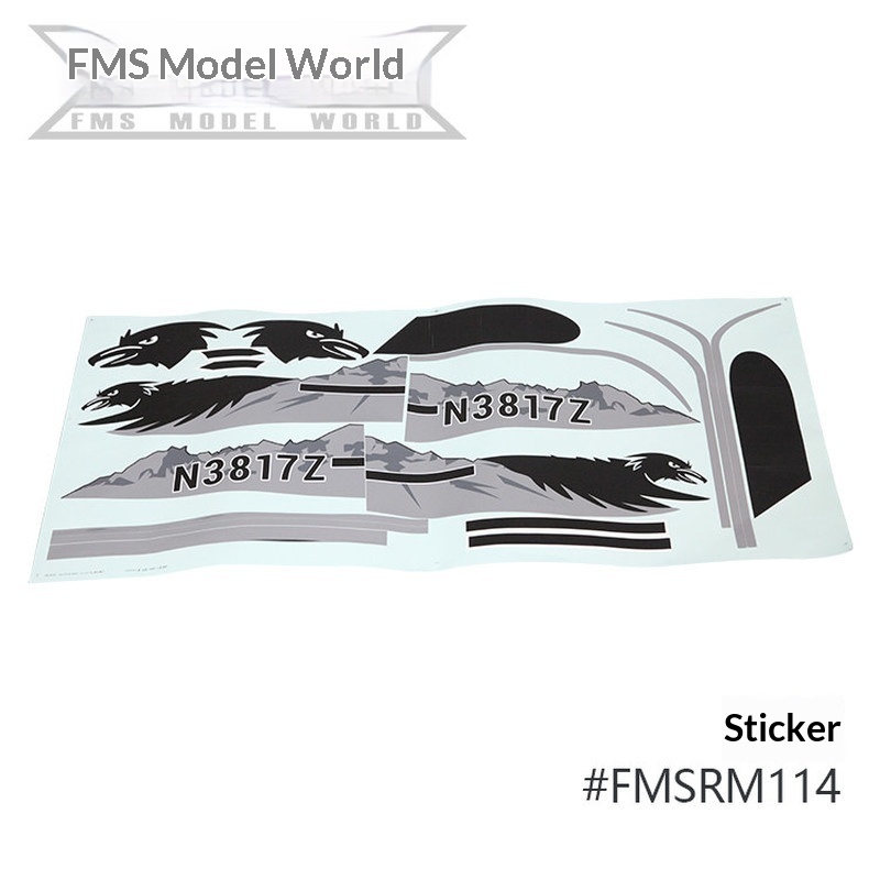 FMS RC Plane Decals For 1700mm - Plane Drone Rc review and price
