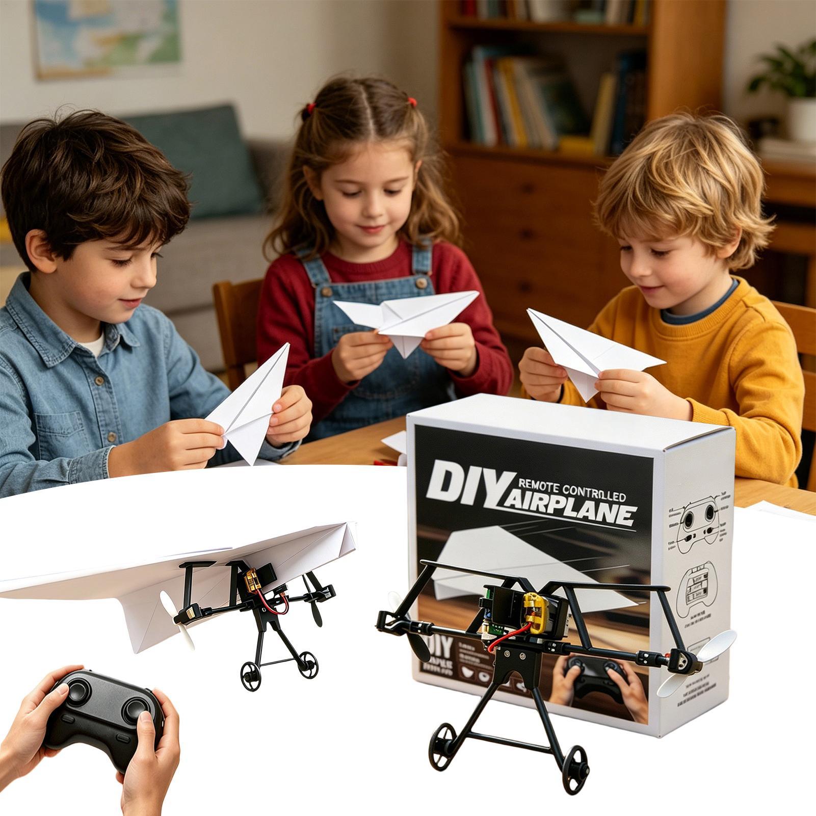 DIY RC Paper Airplane Kit Plan - Plane Drone Rc review and price