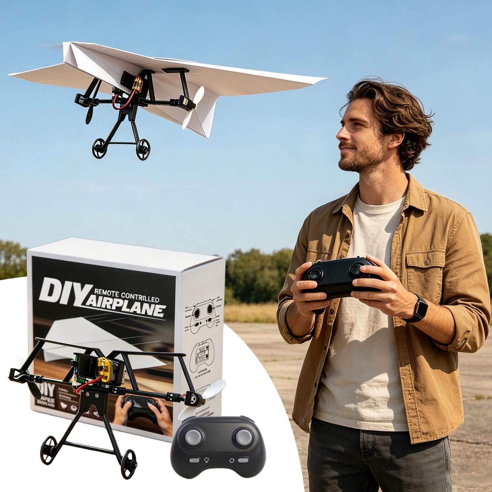 DIY RC Paper Airplane Kit Plan - Plane Drone Rc review and price
