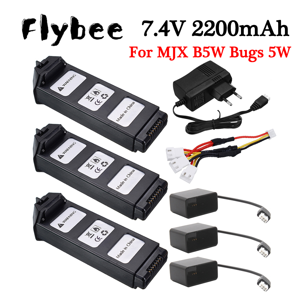 New 7.4V 2200mAH LiPo Battery  - Drone Mjx Rc review and price