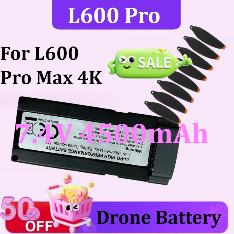 7.4V 4500mAh L600 Pro Max Batt - Lyzrc Drone review and price