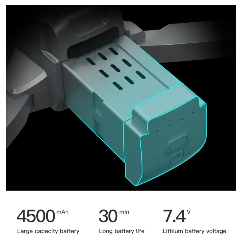 7.4V 4500mAh L600 Pro Max Batt - Lyzrc Drone review and price